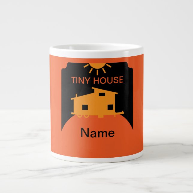 Tiny House Living - Tiny House Nation  Large Coffee Mug (Front)