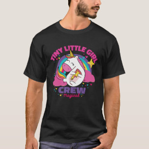 Tiny Human Kids Little Girls of Unicorn Magical Yu T-Shirt
