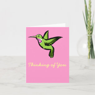 Tiny Hummingbird Card