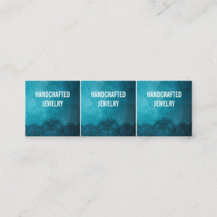 Tiny Jewellery Card-Customise Text- Mini Business  Card