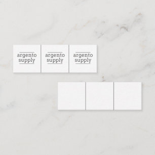 Tiny Jewellery Tags-Customise With Your Logo Mini Business Card