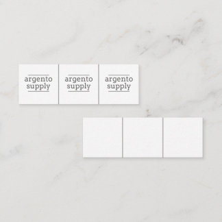 Tiny Jewellery Tags-Customise With Your Logo Mini Business Card