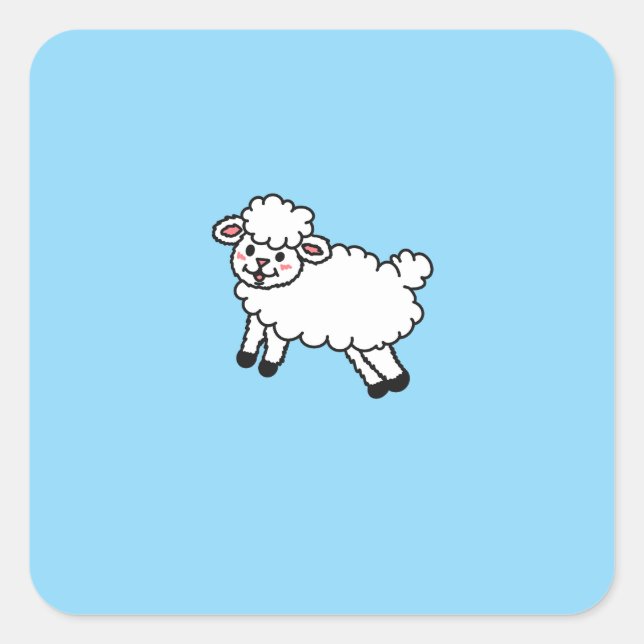Tiny Lamb Sticker (Front)