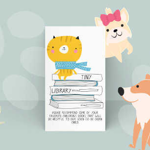 Tiny Library Enclosure Card