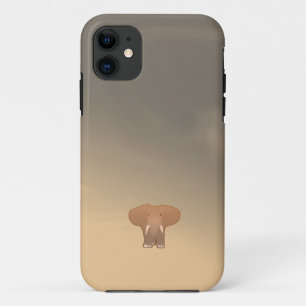 Tiny little elephant in Sahara Case-Mate iPhone Case