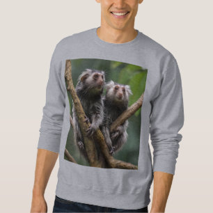 Tiny Marmoset Titans Among the Branches, Sweatshirt