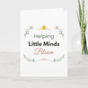 Tiny Moments Botanical Daisy Design Card