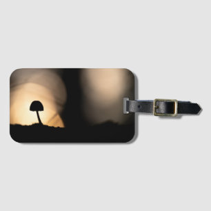 Tiny Mushroom Nature Photo Luggage Tag