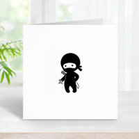 Tiny Ninja Holding Throwing Star 1x1