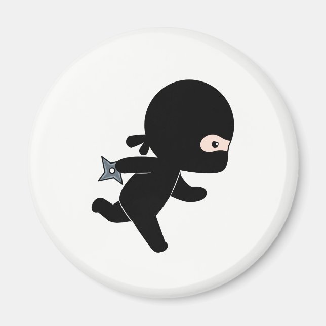 Tiny Ninja Running Magnet (Front)