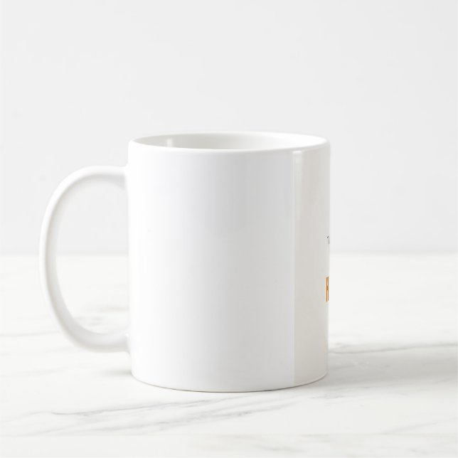 Tiny Paws Big Heart Cute Cat Lover Coffee Mug (Left)