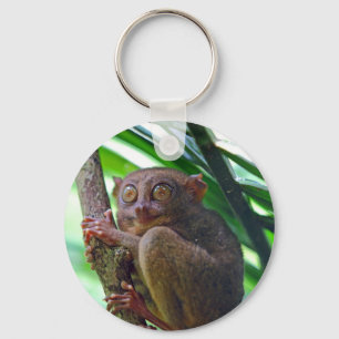Tiny Philippine tarsier Key Ring