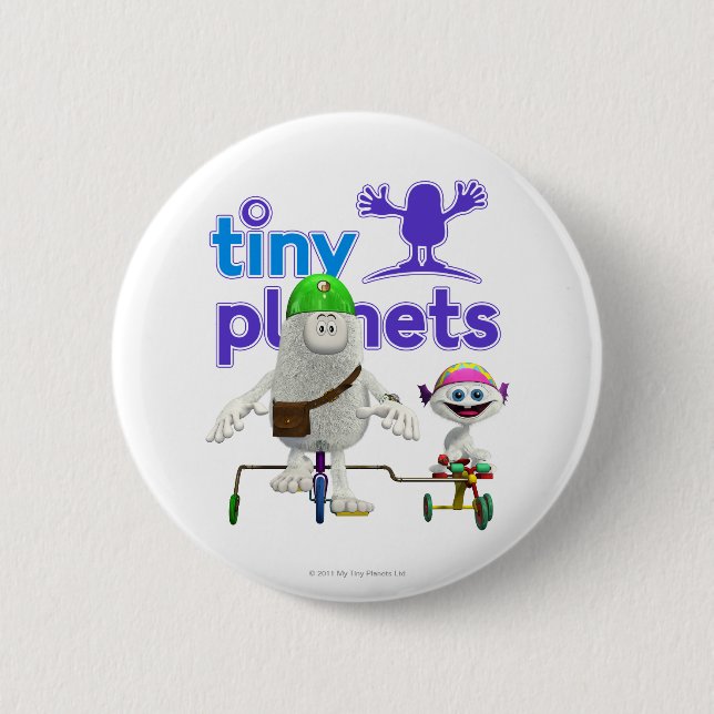 Tiny Planets Easy Rider 6 Cm Round Badge (Front)