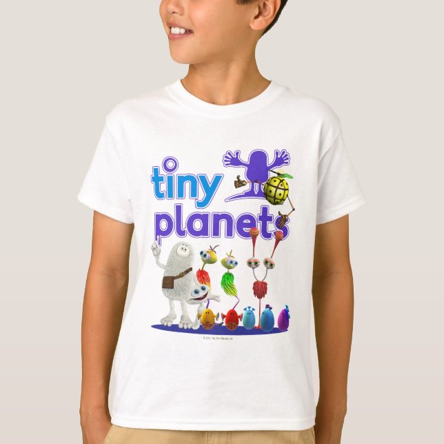 Tiny Planets Family T-Shirt (Front)