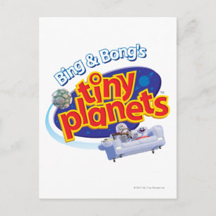 Tiny Planets Logo Postcard