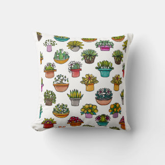 Tiny Plants In Pots Baby Burp Cloth Cushion
