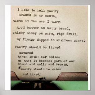 tiny poem poster