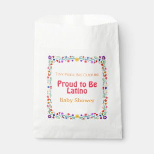 Tiny Pride, Big Culture – Proud to Be Latino Baby  Favour Bags