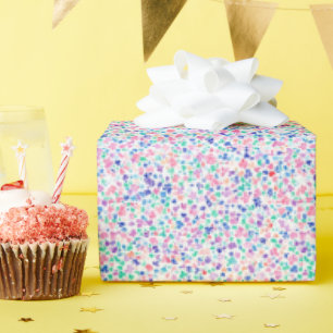 Tiny Rainbow Abstract Wrapping Paper