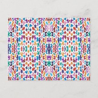 Tiny Random Shapes Multi Postcard
