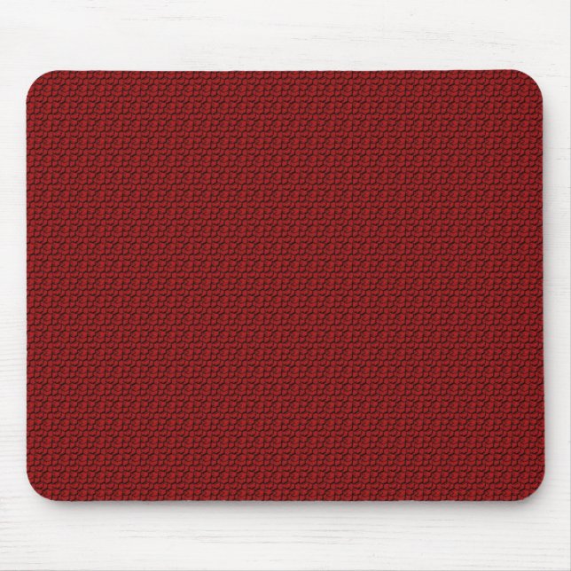 Tiny Red Cubes Mouse Pad (Front)