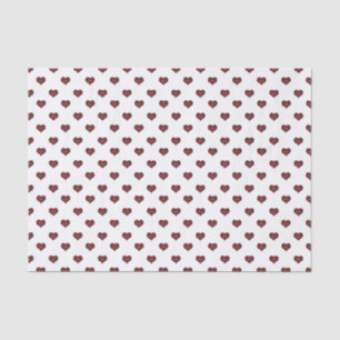 Tiny Red Hearts Pattern Tissue Paper