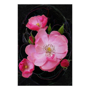 tiny rosebud opens poster