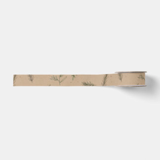 Tiny Rosemary Kraft Herb Ribbon Spool Grosgrain Ribbon