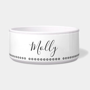 Tiny Stars Personalised Pet Food Bowl - HAMbWG