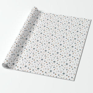 Tiny Stars, Rosewood and Lavender Wrapping Paper