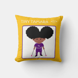Tiny Tamara TTThrow Pillow 16" x 16"