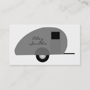 Tiny Teardrop Trailer Thunder_Cove Business Card