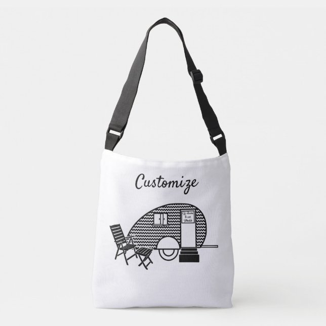 Tiny Teardrop Trailer Thunder_Cove Crossbody Bag (Front)