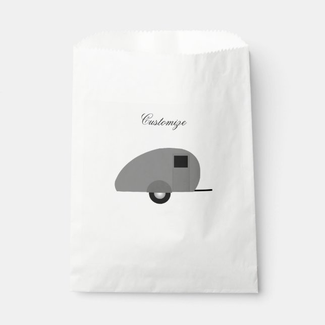 Tiny Teardrop Trailer Thunder_Cove Favour Bags (Front)