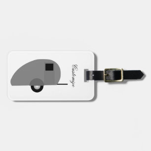 Tiny Teardrop Trailer Thunder_Cove Luggage Tag