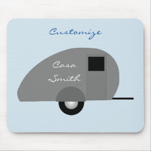 Tiny Teardrop Trailer Thunder_Cove Mouse Pad