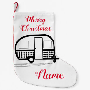 Tiny Teardrop Trailer Thunder_Cove Small Christmas Stocking