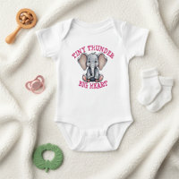 Tiny Thunder Big Heart Cute Elephant