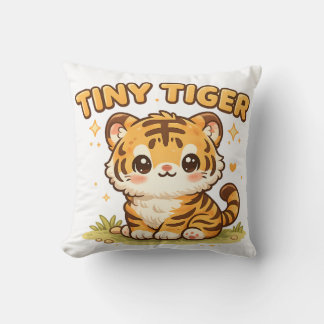 Tiny Tiger Kawaii Cute Baby Tiger Cartoon Animal Cushion