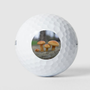 Tiny Toadstools Macro Golf Ball