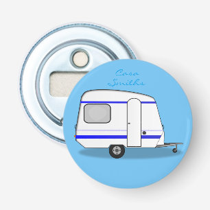Tiny trailer gypsy caravan Thunder_Cove any colour Bottle Opener