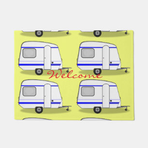 Tiny trailer gypsy caravan Thunder_Cove any colour Doormat