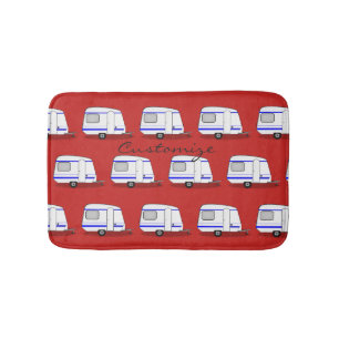 Tiny trailer gypsy caravan Thunder_Cove Bath Mat