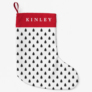 Tiny Trees Personalised Small Christmas Stocking