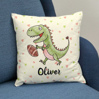 Tiny Trex Playing Football Personalised
