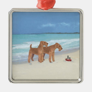 Tiny Tugboat Metal Tree Decoration