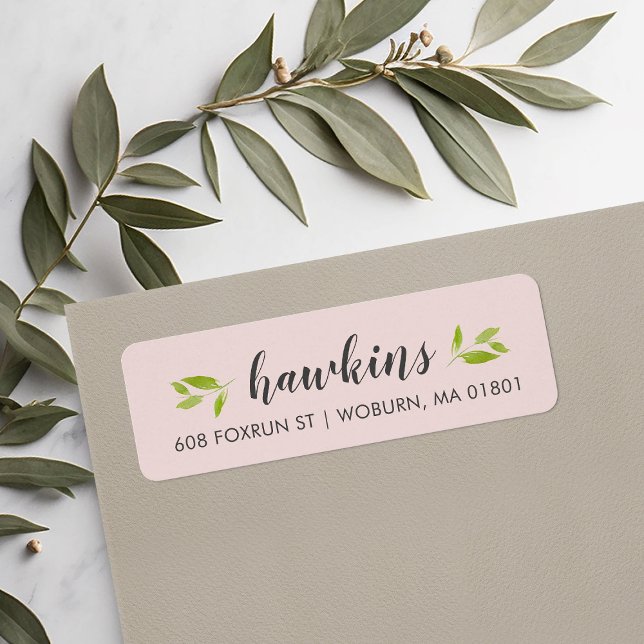 Tiny Twigs Personalised Return Address Labels (Creator Uploaded)