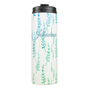 Tiny Twigs with Leaves Thermal Tumbler