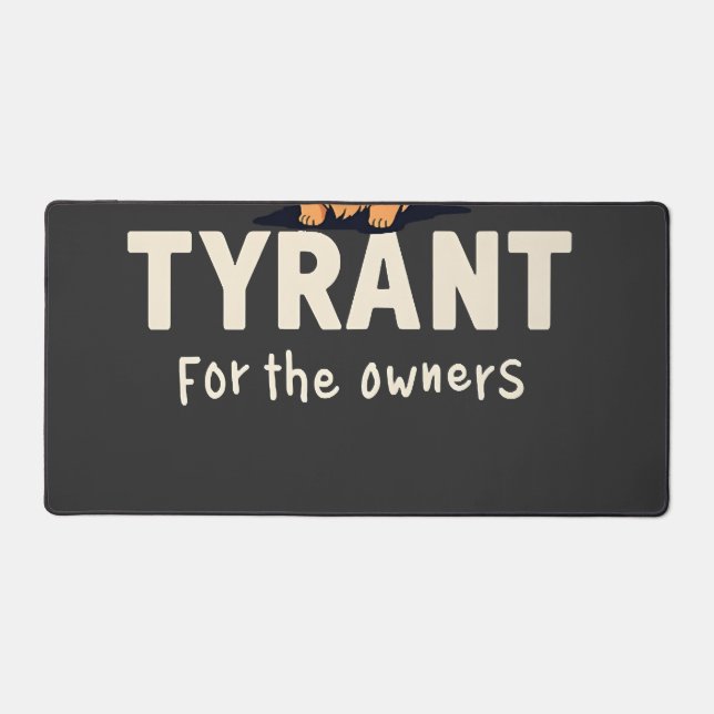 Tiny Tyrant Desk Mat (Front)