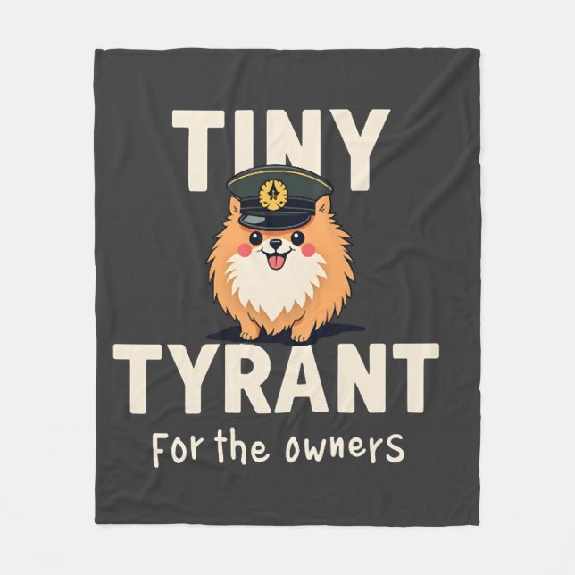 Tiny Tyrant Fleece Blanket (Front)